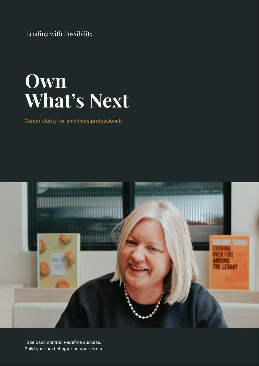 Cover of the Own What's Next workbook